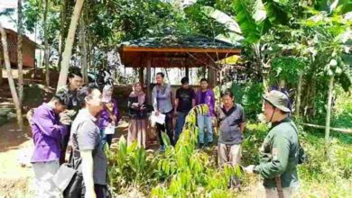 Mahasiswa Faperta Unigal Belajar Pertanian di Agrowisata Cibungureun Ciamis