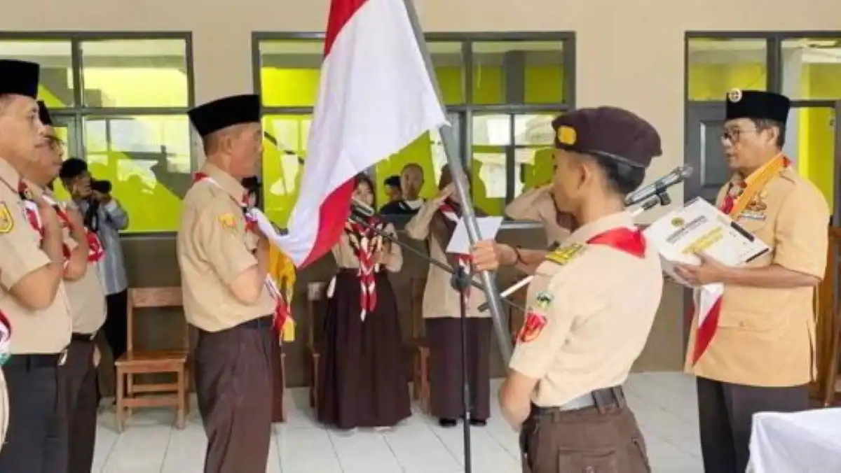 Resmi Dilantik, Pengurus Pramuka Sukamantri Ciamis Diminta Jadi 'Bintang Penuntun' Pembentukan Karakter